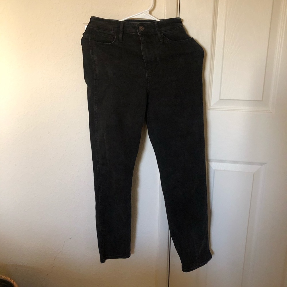 Hollister ultra high waist black jean